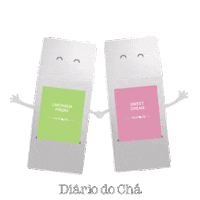 diariodocha tea time tea lover chazinho diário do chá Sticker