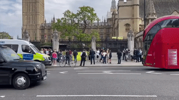 Climate Activist Group Protests at UK Parliament