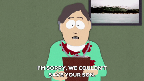 sorry blood GIF by South Park 