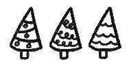 Christmas Tree Sticker by Catharina Stewart