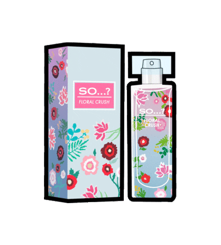 Blue Flowers Flower Sticker by So...? Fragrance