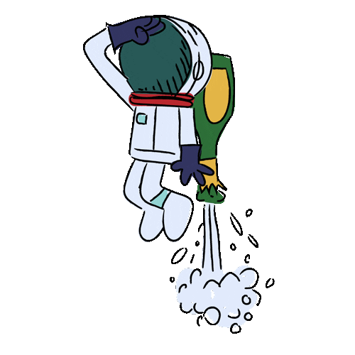 Outer Space Champagne Sticker by Drunk History