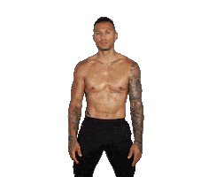 Fitness Flexing Sticker by Michael Vazquez