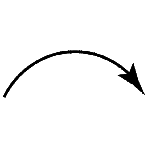 Black Arrow Sticker by Mrs.Veggy