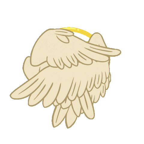 marxmushroom giphyupload angel looking wings Sticker
