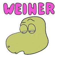 Dinosaur Mean Sticker by Luigi Segre