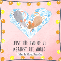 Wedding Anniversary Love GIF by Mr. & Mrs. Panda