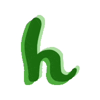 Lettering H Sticker by Hobbykokken
