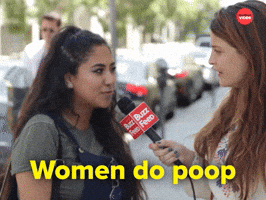 Women do poop