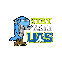 College Mask Sticker by University of Alaska Southeast