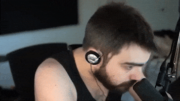 Streamer Scratching GIF