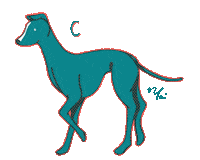 nadiarttai coming soon iggy greyhound Sticker