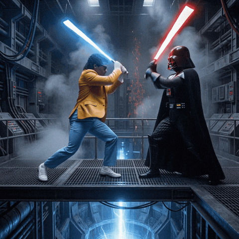 Star Wars Fight GIF by Jukebox Saints