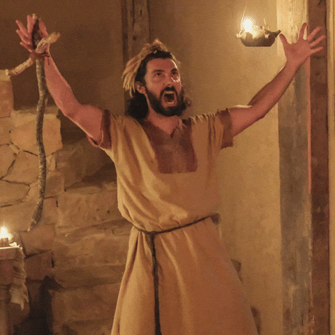 Felicidade Entusiasmo GIF by The Chosen Brasil