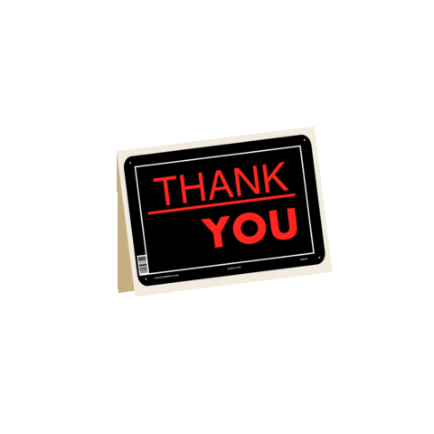 jackjohnbrown love thank you thanks card Sticker