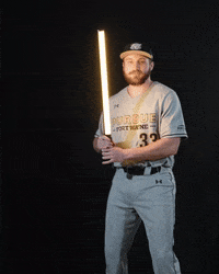 Baseball Lightsaber GIF by Purdue Fort Wayne Athletics