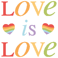 Love Is Love Rainbow Sticker