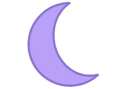 TulipanesDeColores giphyupload moon purple luna Sticker