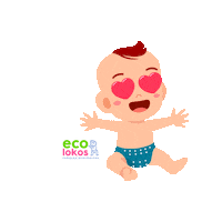 Diaper Panal Sticker by Ecolokos