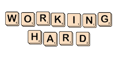 study scrabble Sticker by University of Lincoln Library