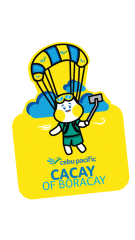 Travel Parasailing Sticker by Cebu Pacific Air