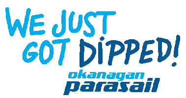 okanaganparasail kelowna penticton parasailing dipped Sticker
