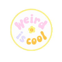 attagirldesignco cool weird unique weirdo Sticker