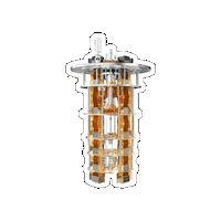 Cooling Quantum Computer Sticker by Bluefors