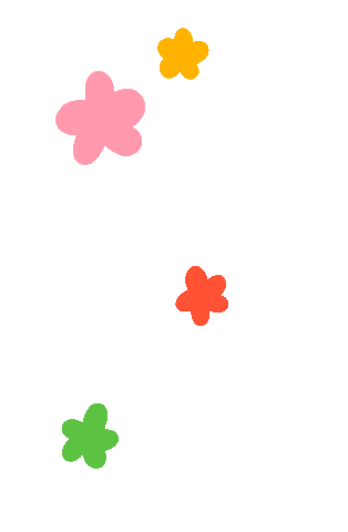 Summer Flowers Sticker by Poppy Deyes