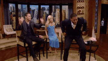 stripping live with kelly and michael GIF