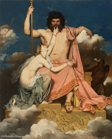 Jean-Auguste-Dominique Ingres Jupiter GIF