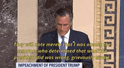 Mitt Romney Impeachment GIF