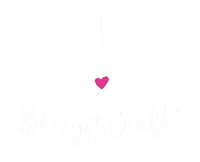I Love Heart Sticker by Bizzybcrafts