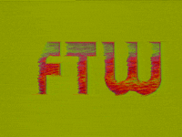 Glitch Text GIF