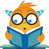graficaFIT read ben mascotte leggo Sticker
