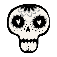 Day Of The Dead Mexico Sticker by Easy