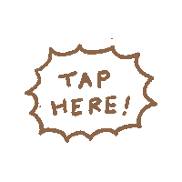 Tap Here Sticker by APPTOPI