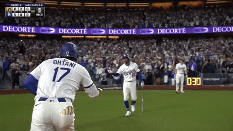 Celebrate Los Angeles Dodgers GIF by MLB