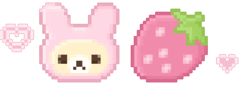 Pixel Hearts Sticker