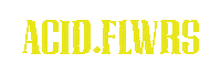 ACIDFLWRS acidflwrs Sticker