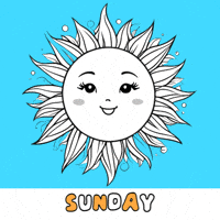 Happy Sunday Summer GIF by MockoFun