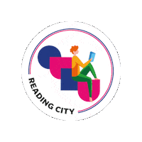 Reading Library Sticker by Oulun kaupunginkirjasto