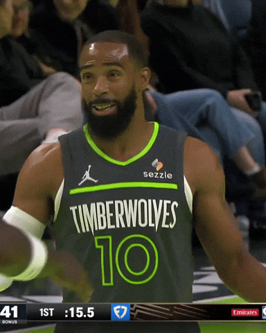 Happy Nba GIF by Minnesota Timberwolves