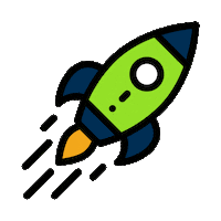 Tech Rocket Sticker by Cedro Technologies