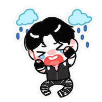 Sad Face Sticker