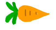 lilianaromeoo zanahoria carota arancio lilianaromeoo Sticker