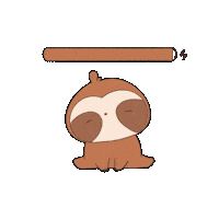 Power Sloth Sticker