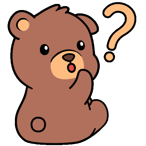 Question Mark What Sticker by BEARISH