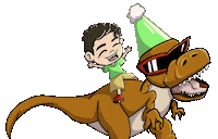 Birthday Boy Animation Sticker by Whinoza