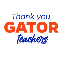 Teacher Appreciation Teachers Sticker by University of Florida